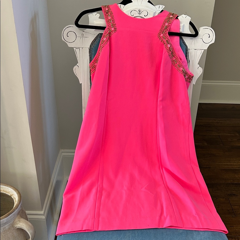 Lilly Pulitzer Bright Pink Backless Dress
